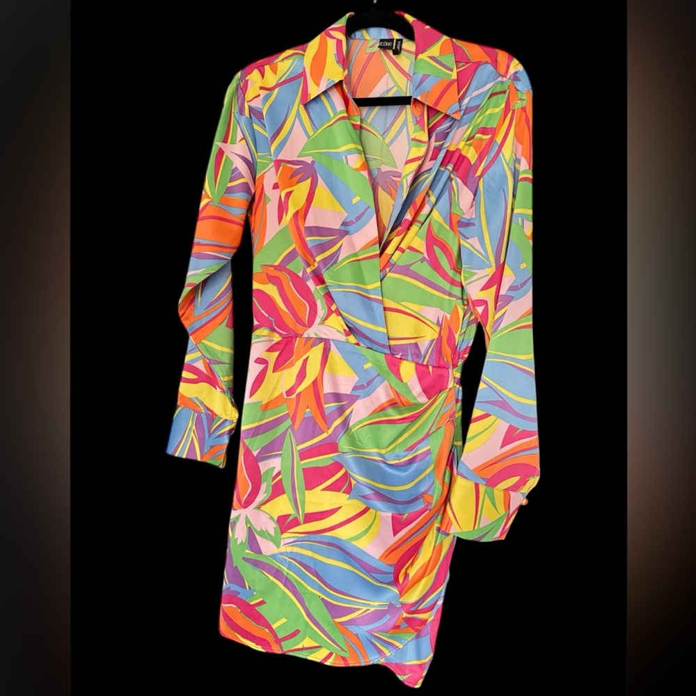 Colorful dress long sleeve